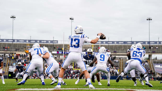 Duke football versus UConn